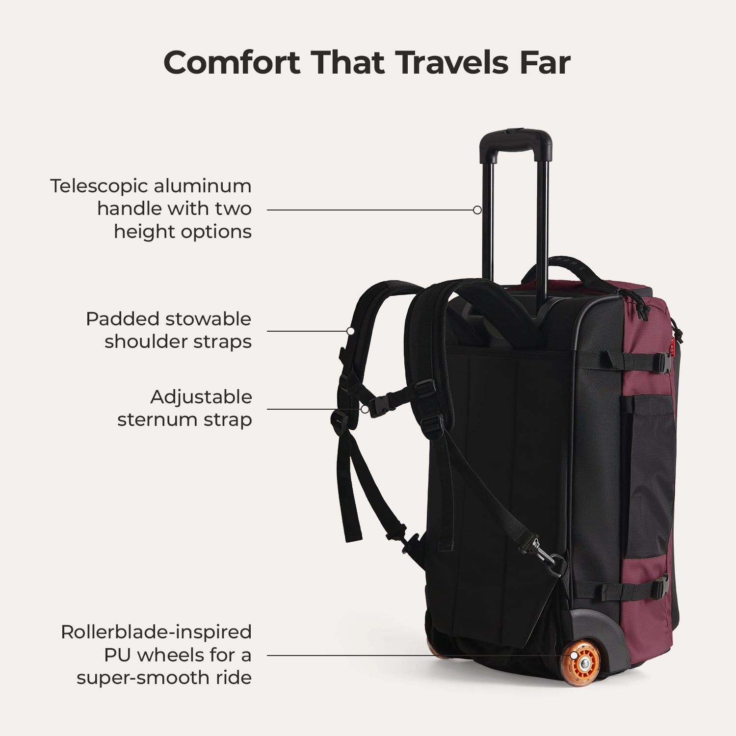 Blast 43L Roller Backpack