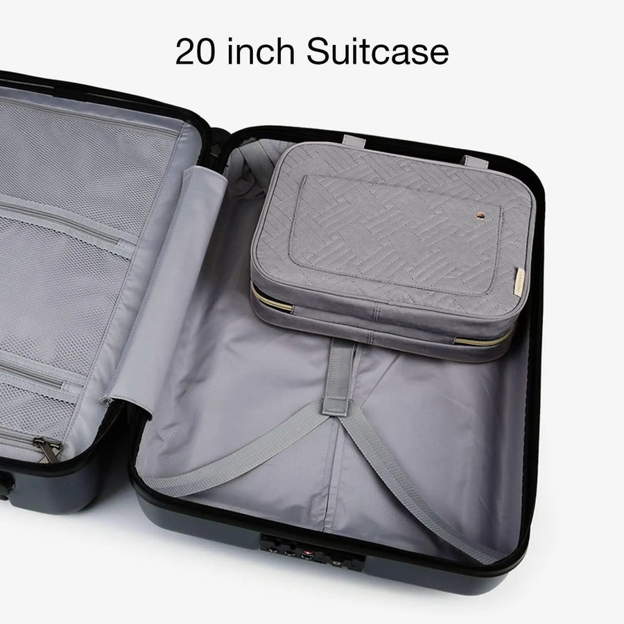 Bonchemin Grey The Space Saver Toiletry Bag - Stellarmarketstore