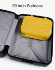 Bonchemin Yellow The Space Saver Toiletry Bag - Stellarmarketstore