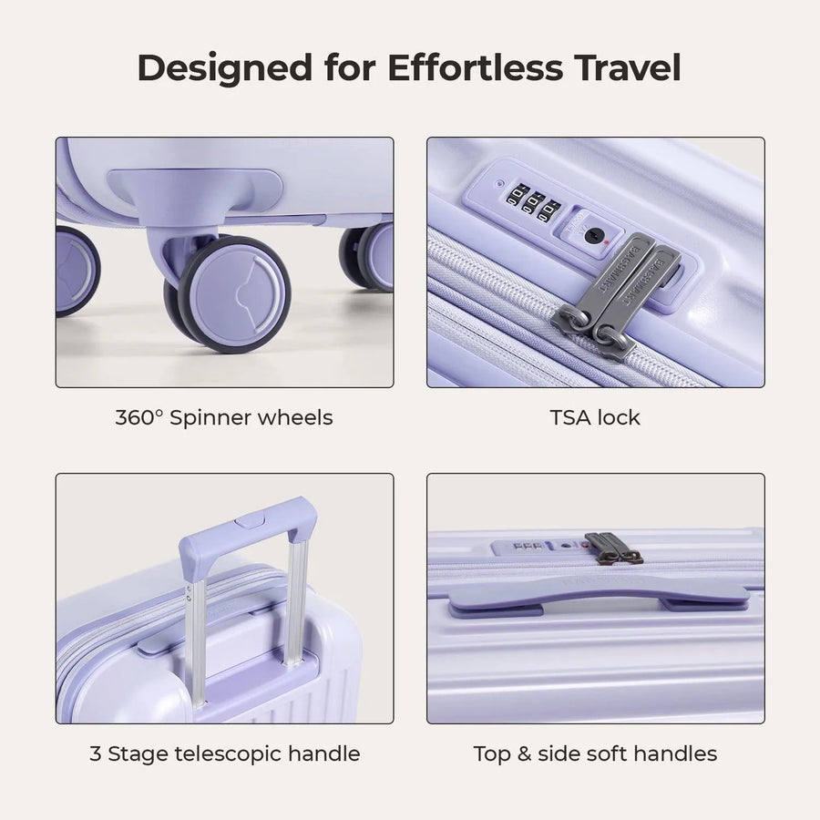 Odyssey 20 Inch Airline Approved Hardside Spinner Suitcase - Stellarmarketstore