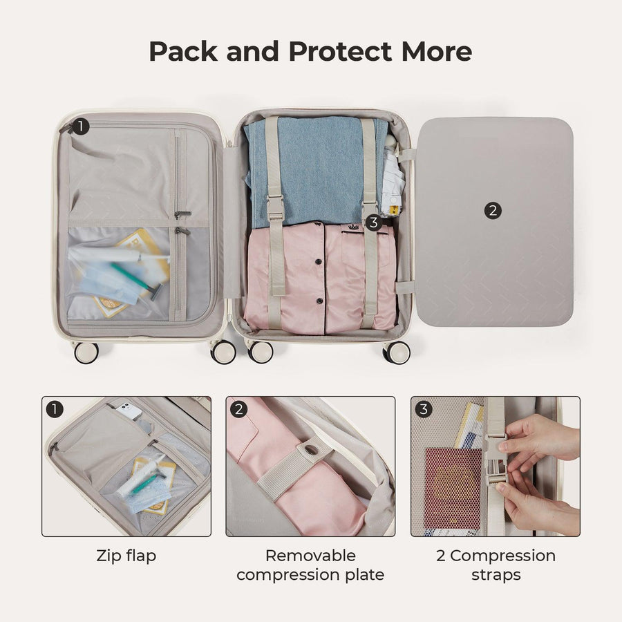 Roamer Expandable 20" Carry On Luggage - Stellarmarketstore