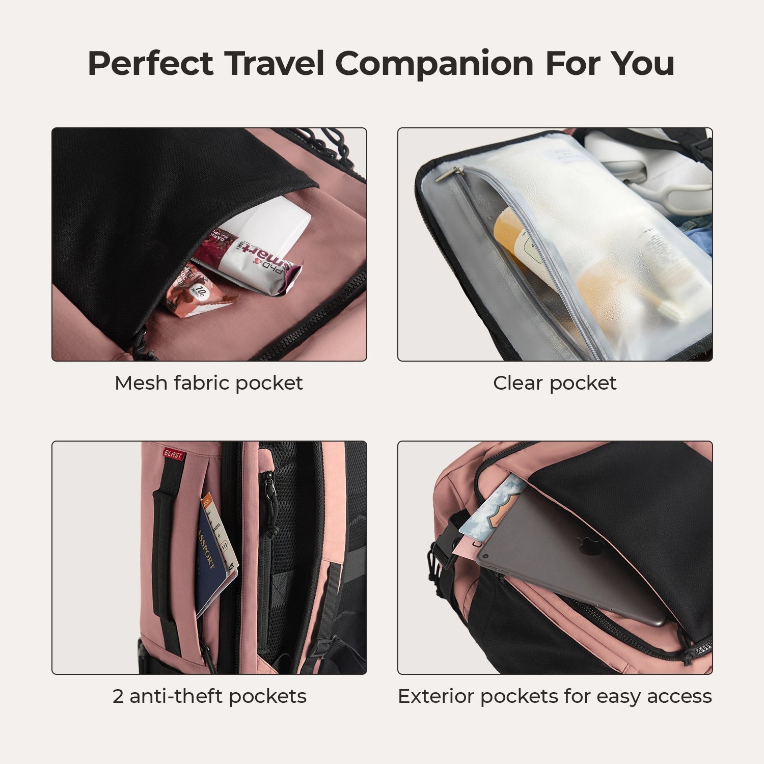 Blast Mesh Travel Backpack