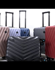 Globetrotter 20" Hardside Rolling Carry-on Stylish Suitcase