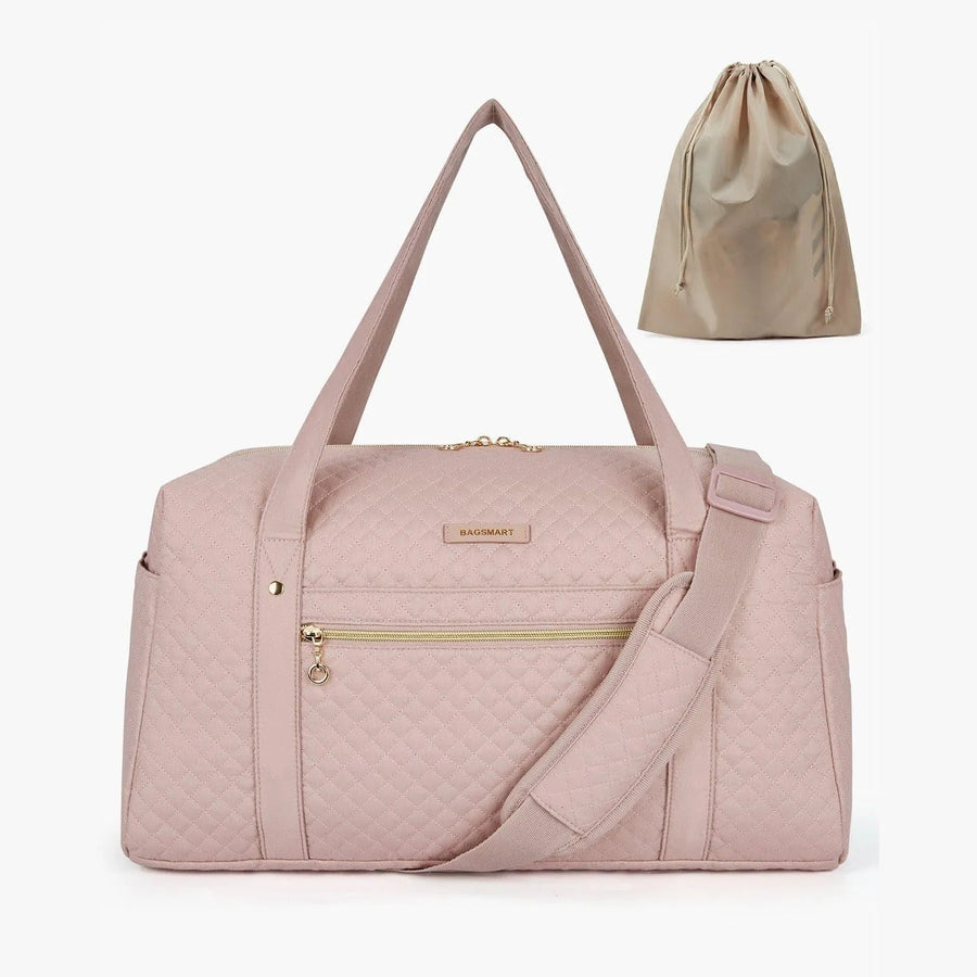 Weekender Overnight Bag Large Carry-on Bag With Shoe Bag - Stellarmarketstore