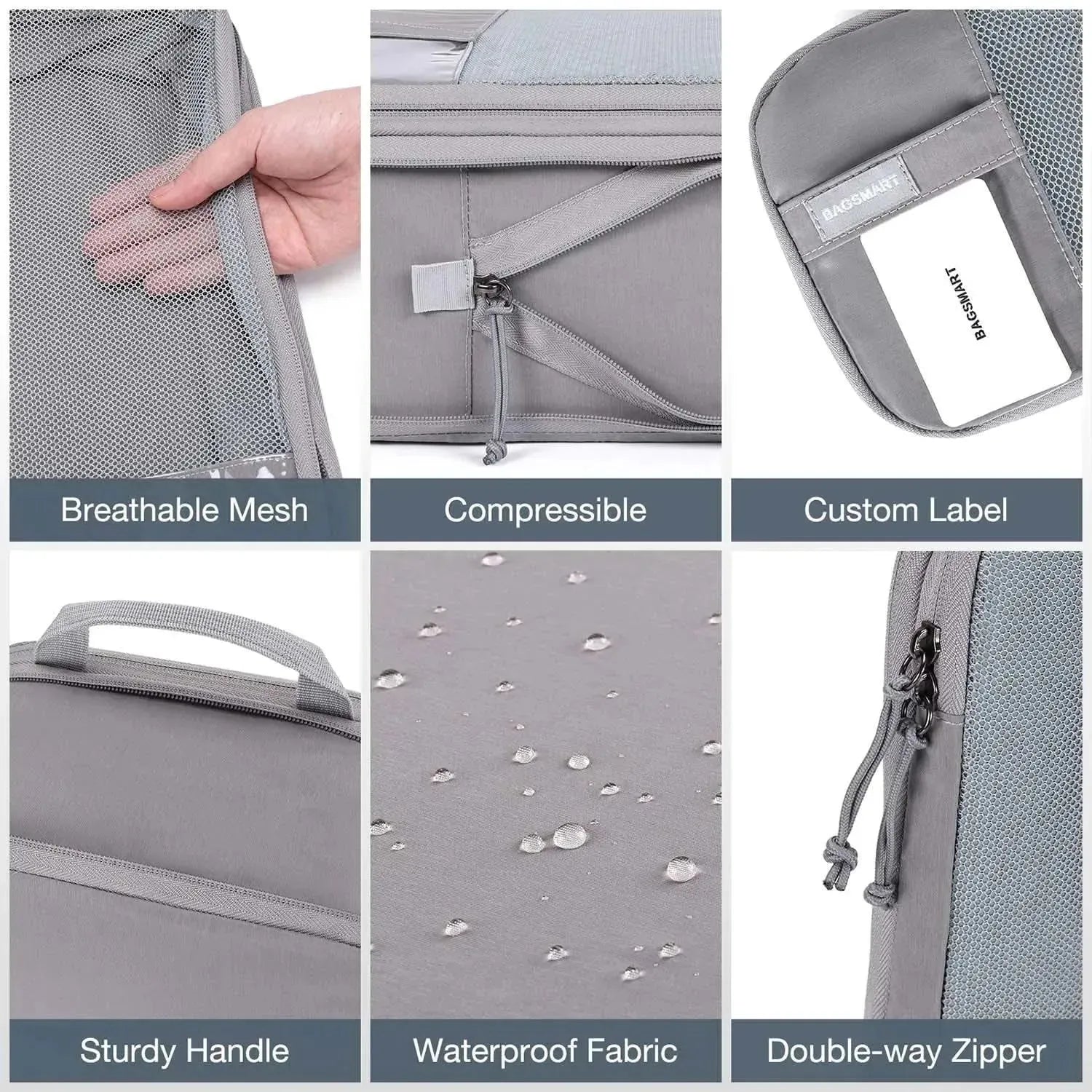 Stellarmarketstore Compression Packing Cubes Part of Faro Travel Set - Stellarmarketstore