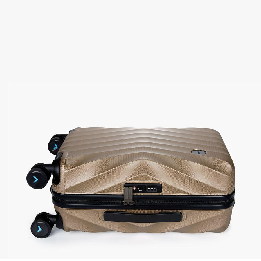 Globetrotter 20" Hardside Rolling Carry-on Stylish Suitcase - Stellarmarketstore