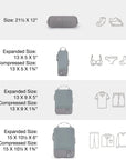 Stellarmarketstore Compression Packing Cubes Part of Faro Travel Set - Stellarmarketstore