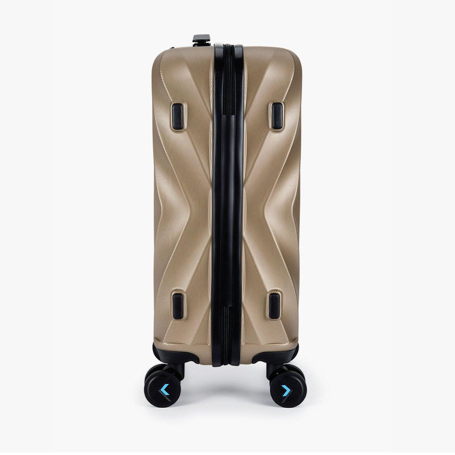 Globetrotter 20" Hardside Rolling Carry-on Stylish Suitcase - Stellarmarketstore