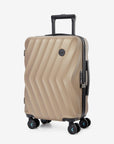 Globetrotter 20" Hardside Rolling Carry-on Stylish Suitcase - Stellarmarketstore