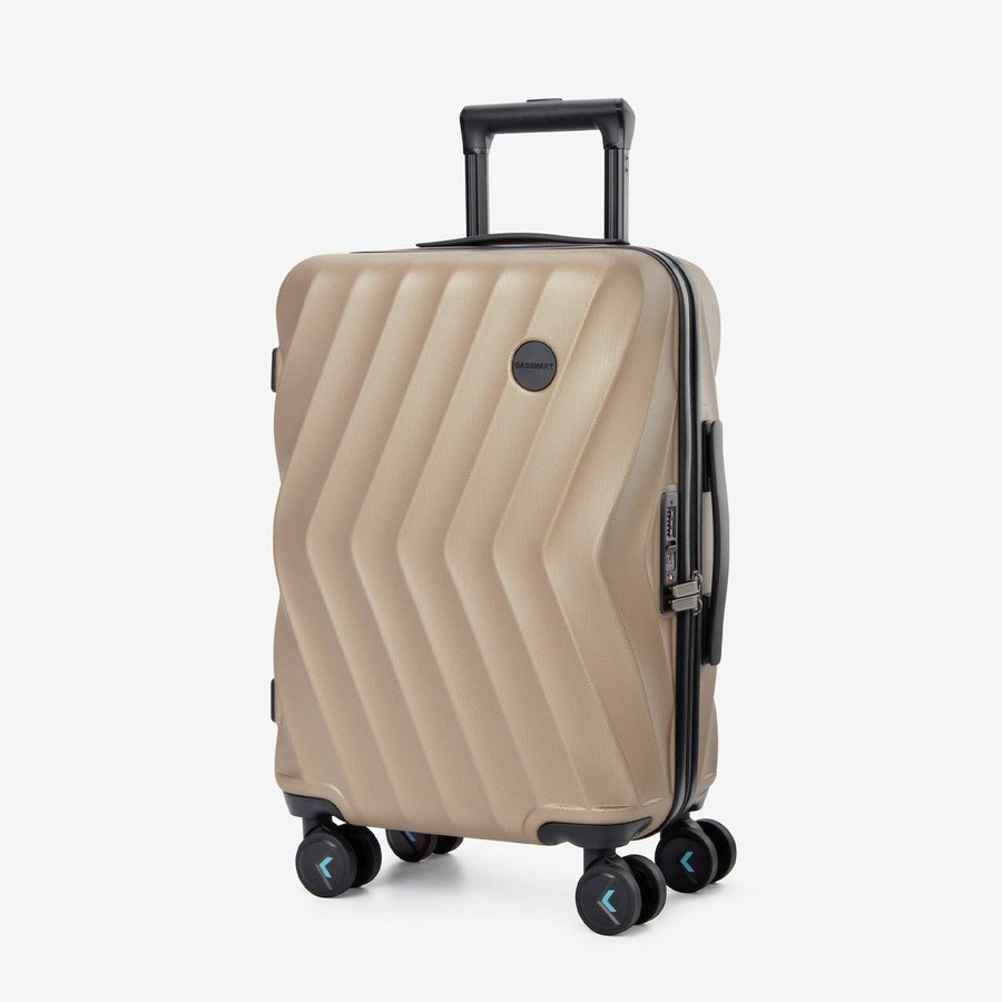 Globetrotter 20" Hardside Rolling Carry-on Stylish Suitcase - Stellarmarketstore