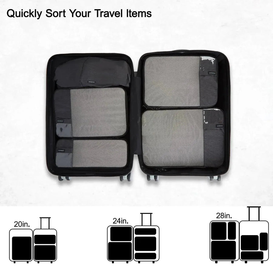 Stellarmarketstore Compression Packing Cubes Part of Faro Travel Set - Stellarmarketstore