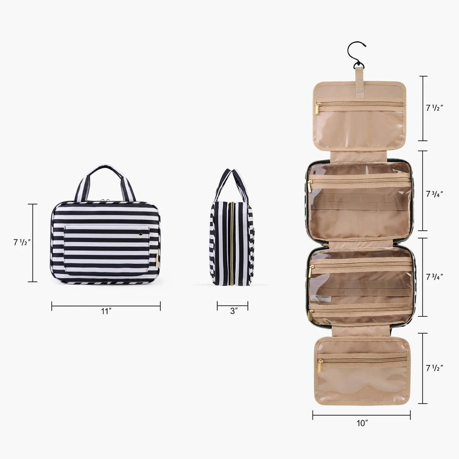 Bonchemin Stripes The Space Saver Toiletry Bag - Stellarmarketstore