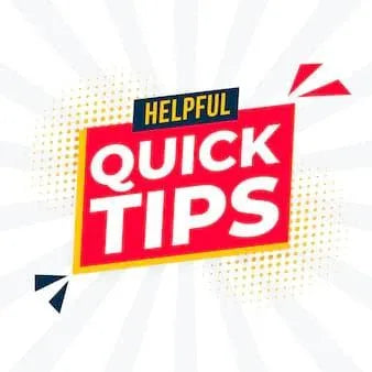 Quick tips - Stellarmarketstore