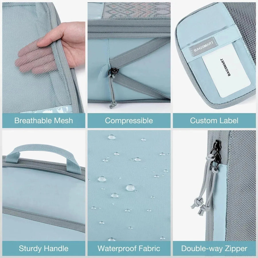 Stellarmarketstore Compression Packing Cubes Part of Faro Travel Set - Stellarmarketstore