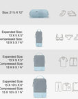 Stellarmarketstore Compression Packing Cubes Part of Faro Travel Set - Stellarmarketstore