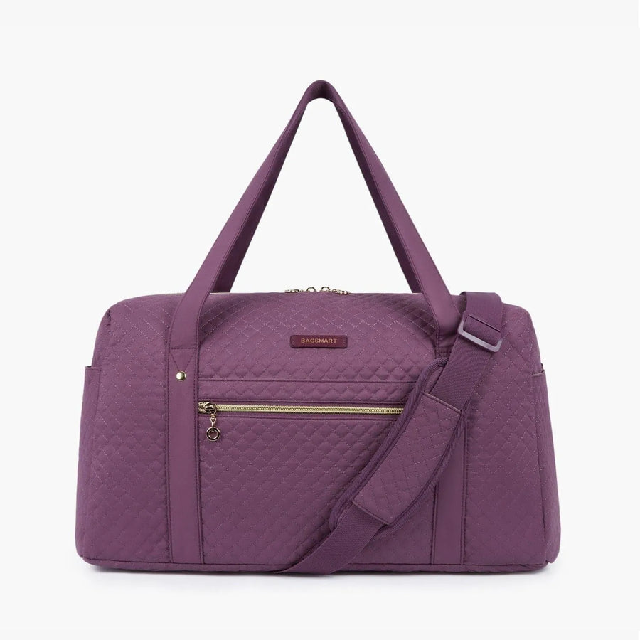 Weekender Overnight Bag Large Carry-on Bag With Shoe Bag - Stellarmarketstore