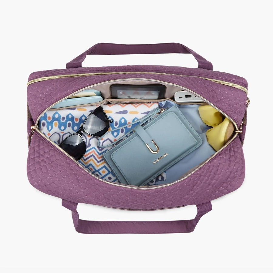 Weekender Overnight Bag Large Carry-on Bag With Shoe Bag - Stellarmarketstore