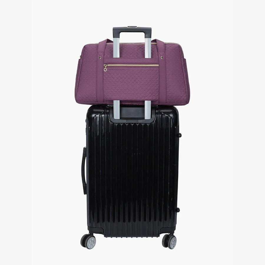 Weekender Overnight Bag Large Carry-on Bag With Shoe Bag - Stellarmarketstore